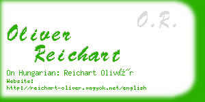 oliver reichart business card